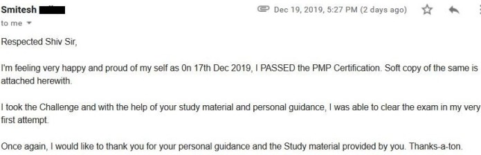 pmp last mile prep program