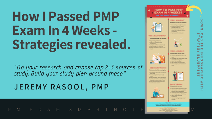 how did jeremy rasool pass the pmp in 4 weeks