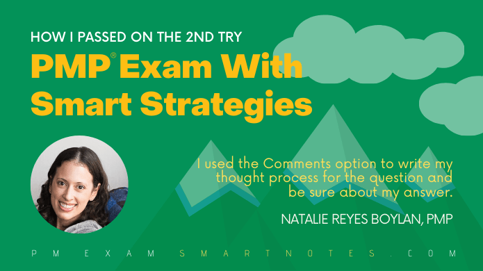 how Natalie used smart strategies to pass pmp in low budget on second try